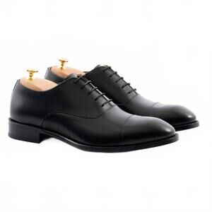 NEW BECKETT SIMONON men's dean oxfords shoe in black